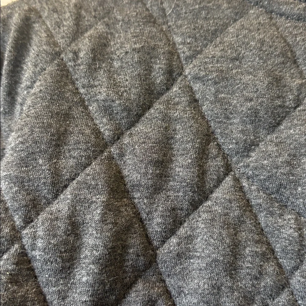 Ted Baker Dark Gray Quilted Bomber Jacket size 6
